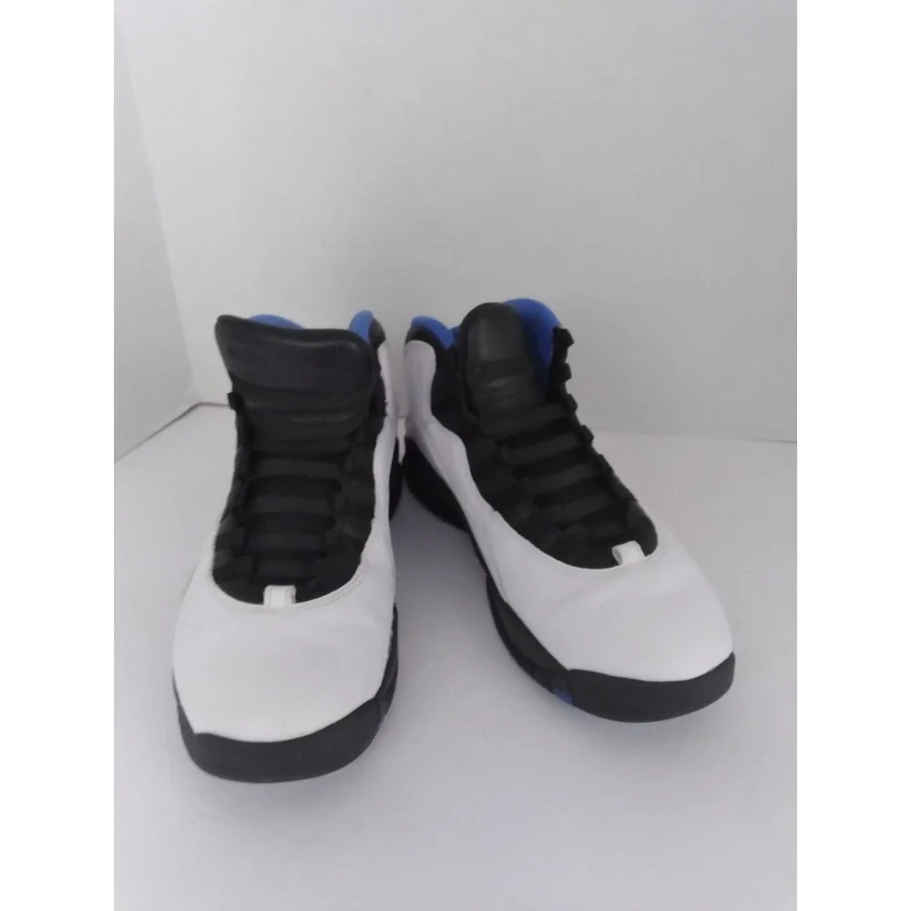 Air Jordan 10 Retro Orlando White Black Royal Blu 310805-108 Men Basketball Shoe